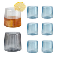 Verre à vin réutilisable sans pied en plastique vintage 12oz, gobelet en acrylique incassable à motif diamant, sans BPA, luxe moderne pour mariage