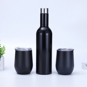 2023 Wholesale Top Selling Products Promotional Vacuum Insulated Wine <b>Bottle</b> Tall Flasks With Lid - Product Image 5