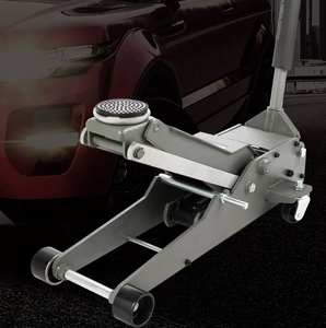 Resistente da 5 tonnellate di capacità di basso profilo idraulico carrello da pavimento rapido rialzo a doppia pompa pistoni metallo metallurgia parte macchinari - Product Image 4