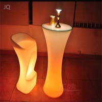 Table basse en acrylique avec éclairage LED RGB et télécommande sans fil, taille personnalisée pour bar, cave à vin, usage commercial - Prix direct usine