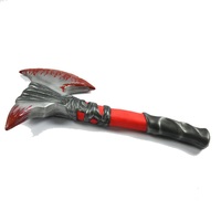 Mainan senjata Axe LARP busa properti senjata Cosplay Halloween