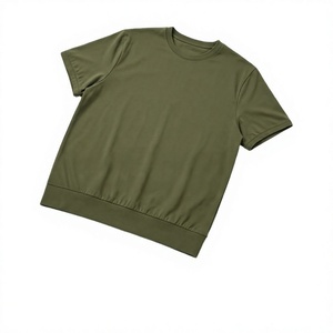 เสื้อยืดพรีเมียมทรงแอธเลติก แขนสั้น ผ้าหนา 100% คอตตอน สกรีนโลโก้ได้ คุณภาพสูง สำหรับผู้ชาย ขายส่งจำนวนมาก - Product Image 1