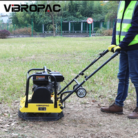 Compacteur à plaques vibrantes autoporté VIBROPAC SS-PC90 avec moteur Honda/Loncin/Diesel, haute efficacité, pour le compactage des sols