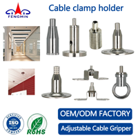 Kit de suspension FENGMIN pour câbles, réglable, antirouille, en acier inoxydable 304, installation facile pour panneau lumineux de plafond
