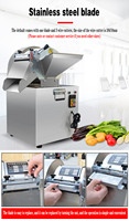 Qiji Elektrische Groentesnijder Multifunctionele Groentefruit Ui Wortel Aardappel Radijs Groentesnijmachine