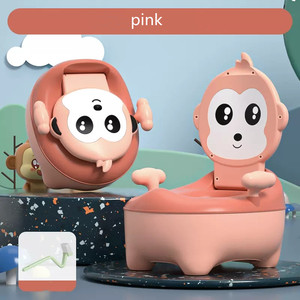Chaise de toilette pour bébé en plastique de haute qualité 2026, siège d'apprentissage de la propreté en forme de singe de dessin animé mignon, chaise d'apprentissage de la propreté pour tout-petits - Product Image 5