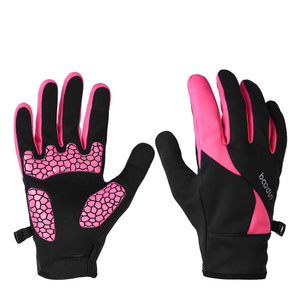 Guantes de pantalla táctil de dedo largo de alta calidad Guantes de bicicleta cálidos y resistentes al viento Guantes <span class=keywords><strong>ciclismo</strong></span> - Product Image 1