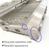 Haute qualité Premium luxe intégré intégré en acier inoxydable 304 cuisine extérieure maison maison jardin fête gaz GPL NG barbecue gril
