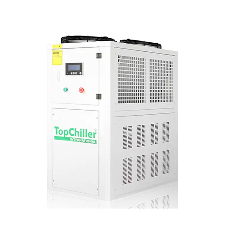 High Cooling Efficiency Air Cooler 10KW 3 Ton 4HP Lab Recirculating Chiller With Stainless Steel Pump and Water Tank