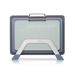 Planche à découper en plastique antidérapant double face <span class=keywords><strong>violet</strong></span> 3 pièces de grande valeur - Product Image 1
