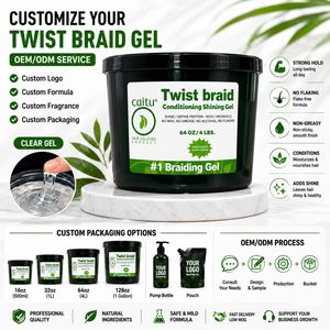 <span class=keywords><strong>Gel</strong></span> Coiffant Non Gras OEM&ODM pour Cheveux Torsadés, Définit les <span class=keywords><strong>Boucles</strong></span>, 64oz, <span class=keywords><strong>Gel</strong></span> Fixateur pour Bords Lisses, <span class=keywords><strong>Gel</strong></span> de Contrôle des Tresses pour Cheveux Noués - Product Image 2