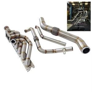 Ecnal สำหรับ BMW Gen1 B58 F20ชุด M140 F22 240i F30 <span class=keywords><strong>340i</strong></span> F32 440I <span class=keywords><strong>G30</strong></span> 540i คุณภาพการไหลสูงชุดท่อร่วม SS304ชุด T4อินเตอร์เฟซ - Product Image 1