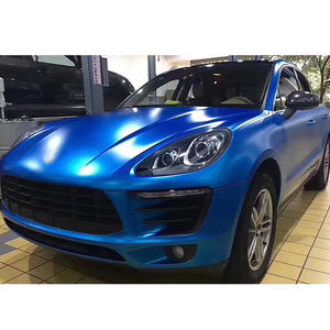 PET TPU Cast Self Repair Self Healing Pearl Metal Satén <span class=keywords><strong>Mate</strong></span> Metálico Deep Sea Blue 1,52x18M/5x60FT Car Wrap Vinilo Pegatinas para autos - Product Image 1