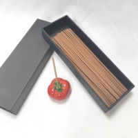 Logo personnalisé Encens Japonais Sans Bambou Sans Fumée Oud Bois De Santal Encens Gingembre Fraise Bois Graine Carton Religieux