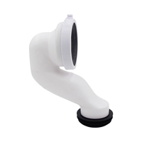 Fabricante de diseño moderno Inodoro WC Pan Conectores Fábrica-Tubería de aguas residuales impermeable para baño Tubería de desagüe compensada