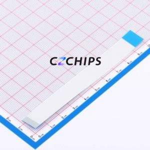 FFC0.5B-22P-100-4-8 FFC Cable (Flexible Flat Cable) P=0.5mm Connector 22P 0.5mm Reverse 10cm - Product Image 2