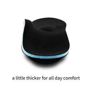 Semelles orthopédiques en mousse à mémoire de forme pour pieds plats, soutien de la voûte plantaire, soulagement de la douleur au talon, fasciite plantaire, sport, loisirs et travail - Product Image 3