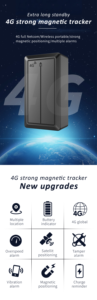 Xách tay 4G không thấm nước GPS Tracker 3200mAh pin dài chờ không dây Xe Định vị hỗ trợ GSM GPRS lbs <span class=keywords><strong>Android</strong></span> <span class=keywords><strong>App</strong></span> theo dõi - Product Image 2