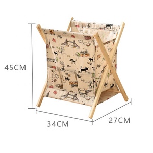 Portariviste Portatile Creativo Pieghevole <span class=keywords><strong>in</strong></span> <span class=keywords><strong>Tessuto</strong></span>, Porta Giornali, Scaffale Portaoggetti con Sacchetti <span class=keywords><strong>in</strong></span> Stoffa - Product Image 4