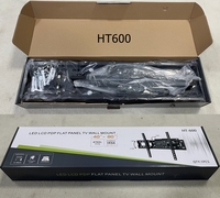 Doppelter Schwenkarm TV-Wandhalterung Serie für 26-80 Zoll Bildschirme Vollbeweglich 400mm Auszug ±15° °   Tilt HT400 HT600 Direktvertrieb vom Hersteller OEM