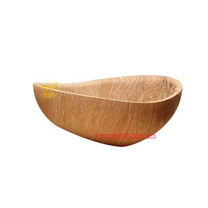 Baignoire moderne sur pied à surface solide de <span class=keywords><strong>haute</strong></span> qualité Design contemporain en pierre <span class=keywords><strong>avec</strong></span> accessoire de drainage pour salle de bain extérieure - Product Image 5