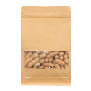 Empaque de Plástico <span class=keywords><strong>Flexible</strong></span> con Ventana, Bolsa de Papel Kraft de Fondo Plano de Ocho Lados con Impresión de Grabado Personalizada y Sellado Térmico de 8 mm - Product Image 4