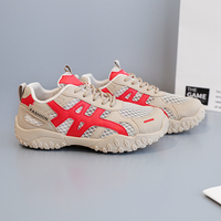 Großhandel Camel Verstärkte Genähte Zehenkappe Klassische Niedrige Damen-Skate-Sneaker für Bekleidungsgeschäfte