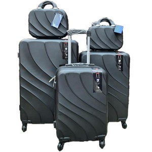 Juego de Maletas de Viaje de Lujo Modernas con Diseño de Dibujos Animados, ABS, 4 Ruedas, Giro de 360 Grados, Ligeras y Ecológicas - 5 Piezas, Tamaños Pequeños a Medianos - Product Image 1