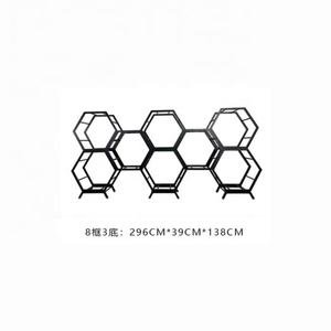 ホットセールモダンカーホイールリムディスプレイメタルスタンドラックショップメタルアロイ4SショップSUVタイヤ - Product Image 2