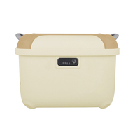 Boîte de rangement pour casque de moto Nanke 36L PP, coffre arrière pour modification et amélioration, compatible avec scooter et moto.