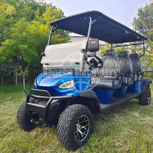 Carro de golf de lujo asequible 4 plazas 72V batería de litio coche de golf eléctrico todoterreno Buggy para turismo - Product Image 1