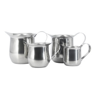 Cà Phê Hiện Đại Phụ Kiện Sữa Frother Jug Đổ Creamer Thép Không Gỉ Bình Sữa Latte Nghệ Thuật Cup Với 4 Kích Thước - Product Image 4