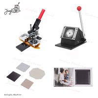 50*50Mm carré presse à main aimant de réfrigérateur faisant la Machine personnalisé Photo réfrigérateur aimant bouton fabricant bouton Machine Kit