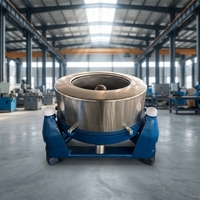 Sécheuse centrifuge industrielle modèle 1000, en acier inoxydable, adaptée à l'utilisation dans les industries du matériel, alimentaire et textile