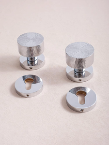 חם למכירה בית מלון יוקרה למכירה בית מלון מוזהב מלוטשת פליז מוצק כסף כרום מנעול דלתות פנים - Product Image 6