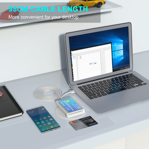 Giao Diện Kép Đầu đọc thẻ thông minh/Nhà Văn hỗ trợ iso14443 <span class=keywords><strong>NFC</strong></span> & iso7816 thẻ thông minh bên ngoài USB Adapter <span class=keywords><strong>Reader</strong></span> - Product Image 4