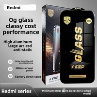 Kaca Tempered untuk Xiaomi Redmi Note 14 13 Pro 12 11 9 10 Pro 12S 9S 10S Pelindung Layar untuk Redmi 15C 14C 13C 12C Kaca