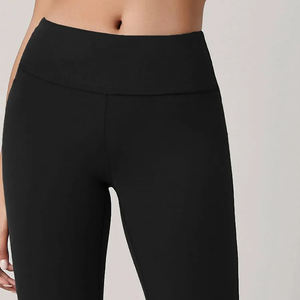 Recycler écologique genou Legging entraînement Gym Fitness ensemble pour femmes Yoga tenues actif 5 points legging femmes Sport Wear - Product Image 5