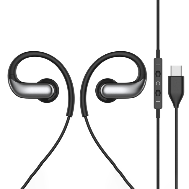 New Wired Type-C Earphone for iPhone 15/16 1.5M In-Ear Bass 3.5mm ANC IPX2 Waterproof Earbuds with Mic