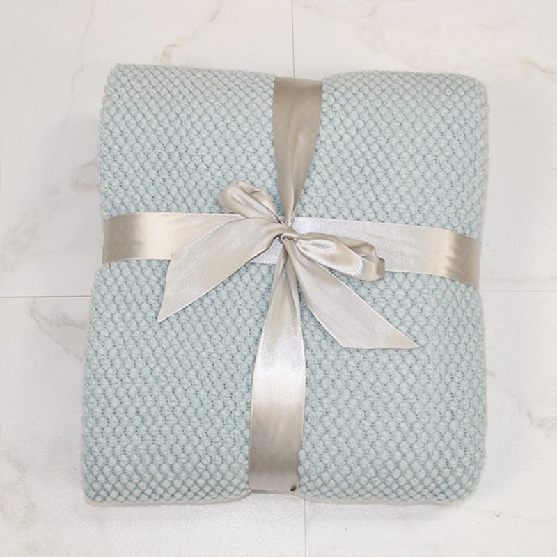 Custom Jacquard Soft Throw Blankets #H0248