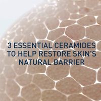 3 Céramides Essentiels Naturels, Acide Hyaluronique, Texture Légère Non Irritante, Non Grasse, Grand Flacon Pompe pour Usage Quotidien