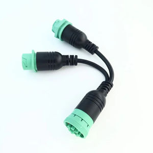 Водонепроницаемый разветвитель типа J1939, кабель типа 2, с разъемами 1 штекер на 2 разъема 9pin - Product Image 1