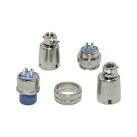 Connecteurs d'aviation H17 de type 2, 3, 4, 5, 7 broches, à clipser, droit, mâle, femelle