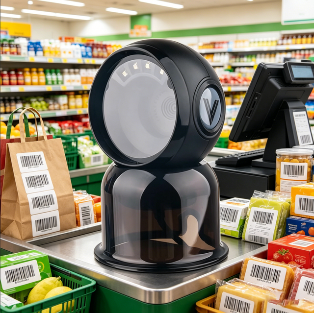 CX50H Wired Usb 2D Barcode Scanner QR Scanner 1D Barcode Reader Desktop Price Scanner for Supermarket Store