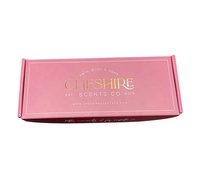 Großhandel Rosa Schokoladenbox mit Papiereinsatz Karton Lebensmittelverpackung Keksdose Versandbox mit Eigenem Logo für Versand und Lieferung
