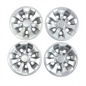 Accesorios para Carros de <span class=keywords><strong>Golf</strong></span>, <span class=keywords><strong>Tapacubos</strong></span> de Plástico de 8 Pulgadas, Juego de Cuatro Tapas Universales para Ruedas de Carros de <span class=keywords><strong>Golf</strong></span>, Color Plateado - Product Image 3