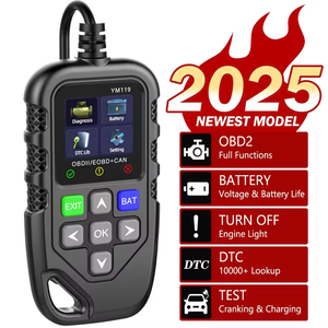OBD2プロトコルカー用の多言語フルシステムスキャナーを備えた新着YM119OBD2スキャナーチェックエンジン障害コードリーダー - Product Image 1