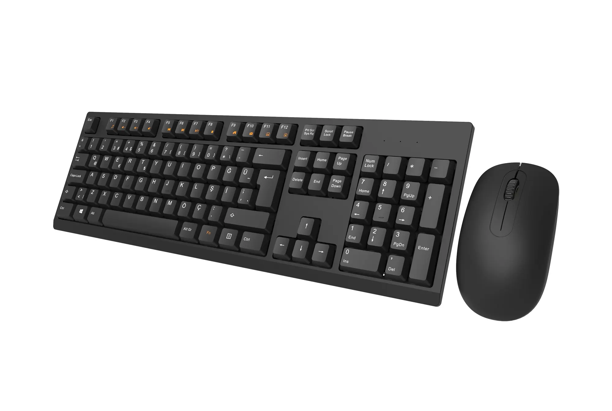 Teclado sem fio ergonômico e mouse, mouse sem fio de 2.4ghz bx2510 para casa e escritório, combinação de teclado y mouse