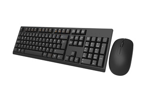 Ergonomik multimedya ev ofis kablosuz BX2510 kablosuz 2.4Ghz kablosuz klavye ve fare combo de teclado y fare