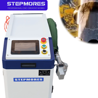 Machine de nettoyage au laser à fibre portative 1500W 2000W pour l'élimination de la rouille sur l'acier au carbone et l'aluminium
